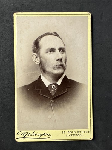 Cdv man moustache - cdv, by