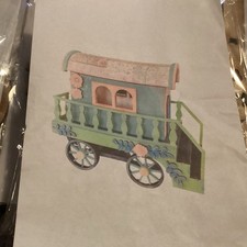 3D Wooden Caravan Assembly Kit