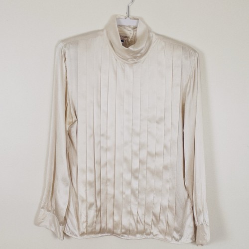 Vtg 80s 100 silk - vtg,