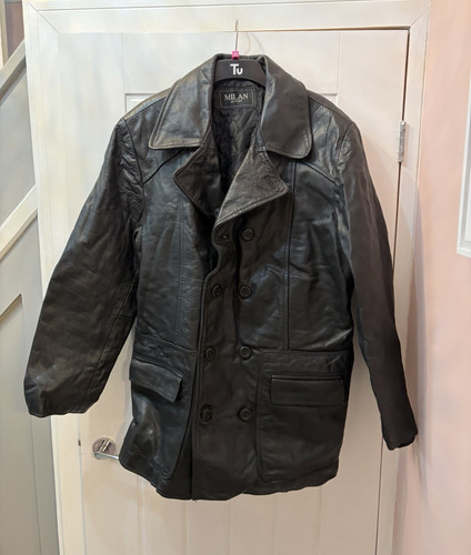 Milan men black leather - milan,