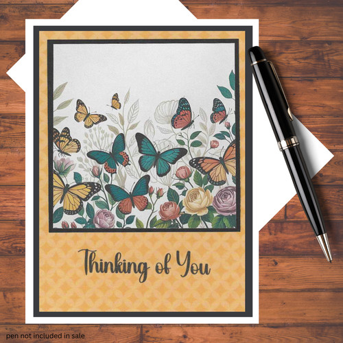 Botanical butterflies themed - botanical,
