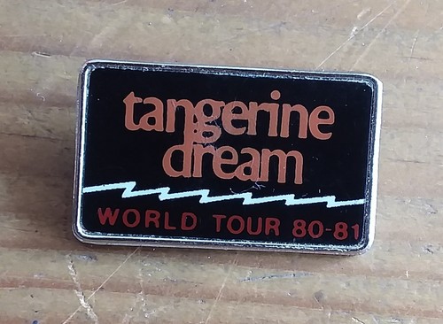 Tangerine dream enamelled pin - dream,