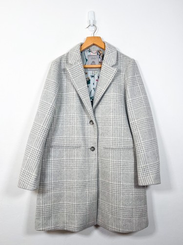Joules coat womens grey - uk, 14