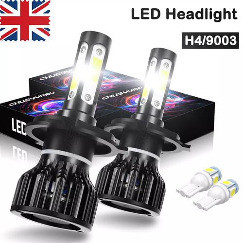 Pair led headlight high low - led, h4