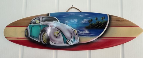 Green retro beetle - green,