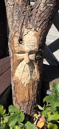 Vintage hand carved wood - carved,