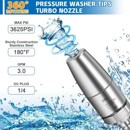 High pressure washer jet - 1/4",