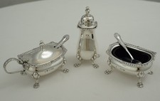 Pretty Little Silver Condiment