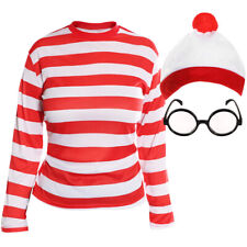 WOMENS FIND ME COSTUME WORLD BOOK DAY HAT GLASSES T-SHIRT CHOOSE ACCESSORY ADULT