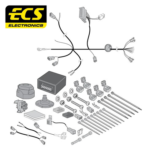 Towbar wiring kit - kit, mazda