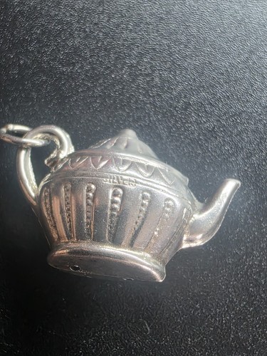 Vintage sterling silver teapot - vintage,