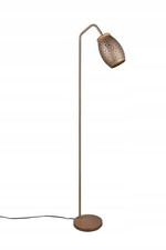 Floor Lamp, Brown/beige Metal
