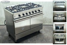 Refurb Lacanche 100cm Dual Fuel Gas & Electr RANGE COOKER Stainless Steel (5N12)