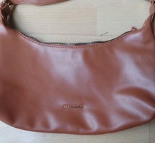MONTANA WEST Select Hobo Crossbody Bag Tote Vegan Pebbled Leather Cognac Studs❤