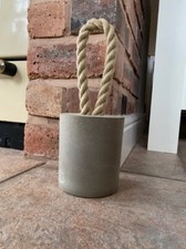 Concrete Doorstop Rope Handle-