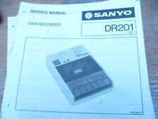 Sanyo DR-210  Data Recorder   (uk)  ORIGINAL  Service Manual