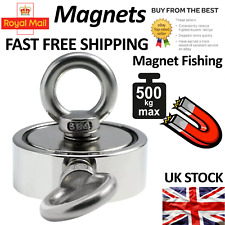 500kg 95mm Strong Magnet  Fishing Metal Detector Double Side Neodymium 28mm Thk
