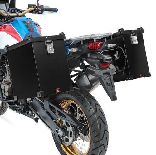 Aluminium panniers set - panniers, for