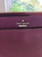 Kate Spade Handbag Cameron Street Clarise Sienna Never Used Burgundy Red Valenti