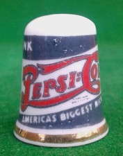 FINSBURY CHINA “PEPSI COLA” THIMBLE.