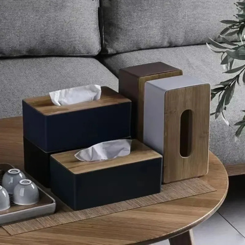 Rectangular tissue box - rectangular,