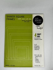 Memory Box Shaker Square Frames Cardmaking Die Set