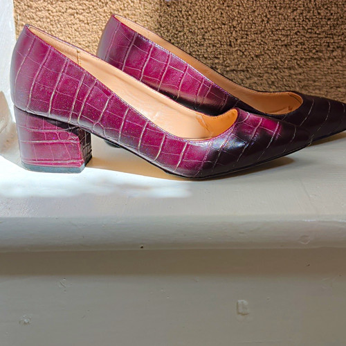 Carvela burgundy croc faux - carvela,