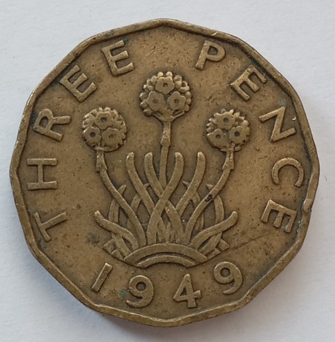 1949 rare date george brass - date, vi