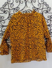 Yellow Leppard Print Women's