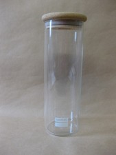 Bodum Glass Storage Jar Canister ~ Spaghetti Pasta ~ Cork Lid ~ 11 3/4"