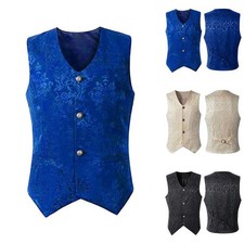 Classic Brocade New Mens Vest