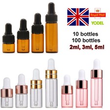 Mini glass dropper bottle