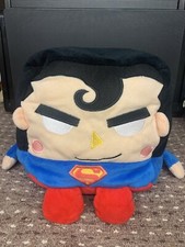 Kawaii Cubes Soft Plush Toy Warner 9" Large - Superman Official Licensed Teddy