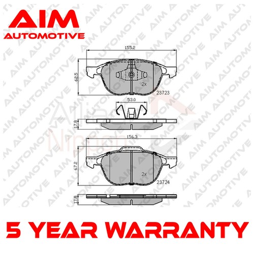 Brake pads set - set, front