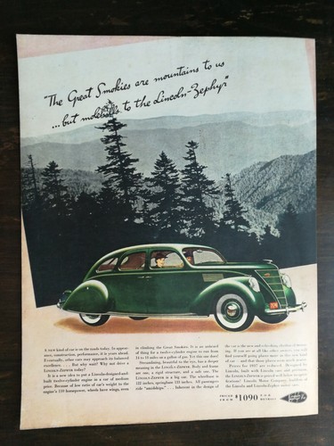Vintage 1937 lincoln - vintage,