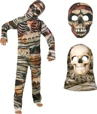 Kids Mummy Costume + 2 Masks