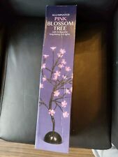 illuminated pink blossom tree with 36 beautiful long lasting led light new
