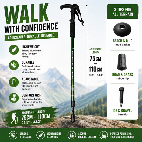 Green anti shock - 1, walking