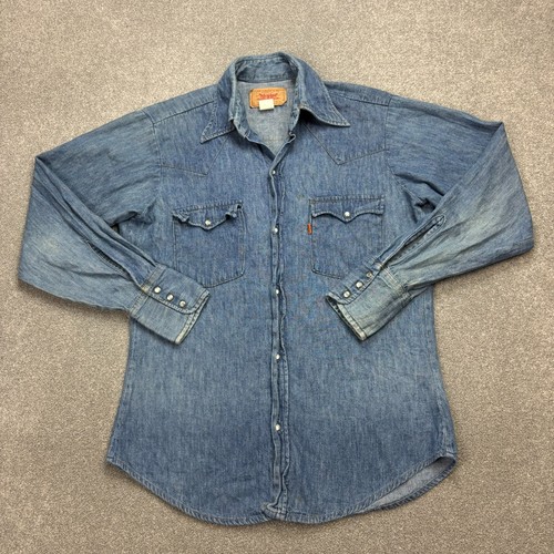 Levis denim shirt adult medium - denim,