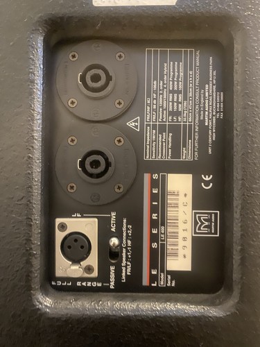 Martin audio le400 passive - 2x,