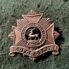 Bedfordshire Regiment, Cap