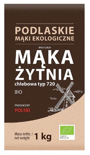 Organic rye bread flour type - flour,