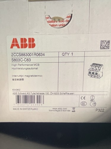 Abb c63 pole - abb, 3-pole