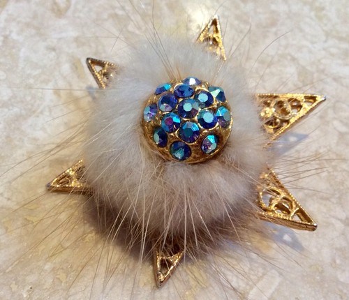1950s vintage star - star, brooch