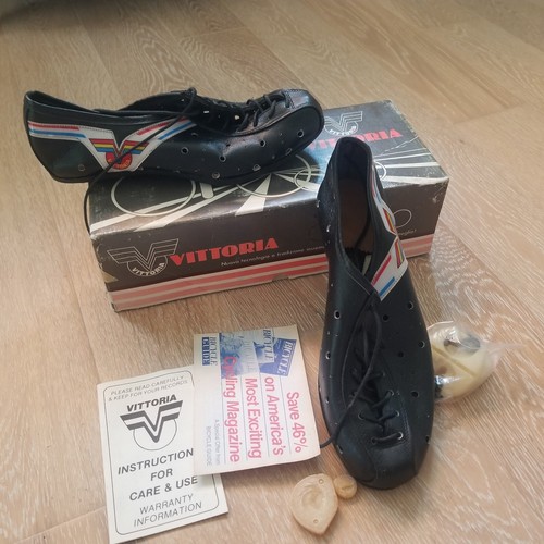 Vittoria vintage cycling shoes - vittoria,