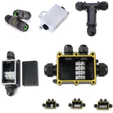 OUTDOOR JUNCTION BOX WATERPROOF IP68 ELECTRICAL CABLE CONNECTOR CASE 2 3 4 WAY 