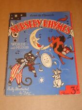 News Chronicle - Nursery Rhymes Words & Music 1950s song book('BAZ' Illustrated)
