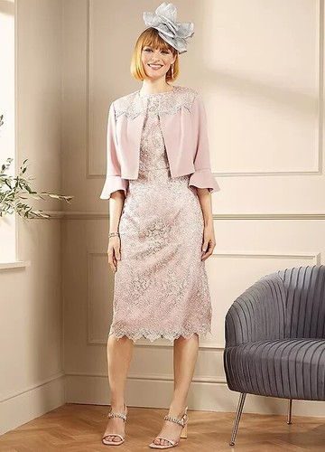 Dress blush lace dress and