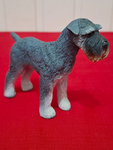 Vintage grey airedale terrier - vintage,