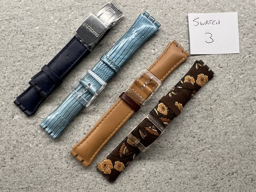 Swatch leather straps four - leather,